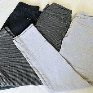 3 pants stretch brands Hilary Radley and DKNY jeans XS SIZE